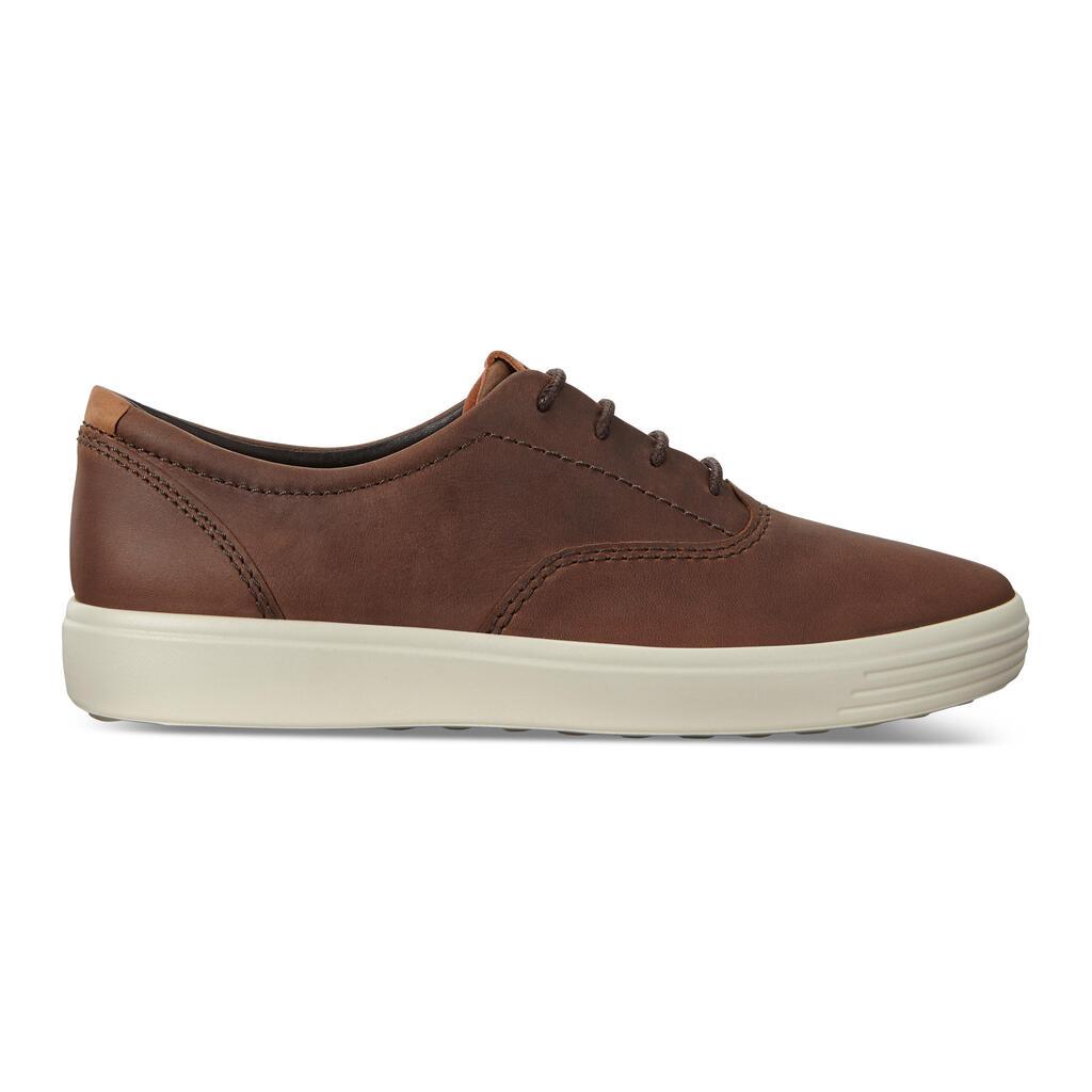 Ecco Soft 7 Mens Sneakers Brown Sales - India BYF-842569